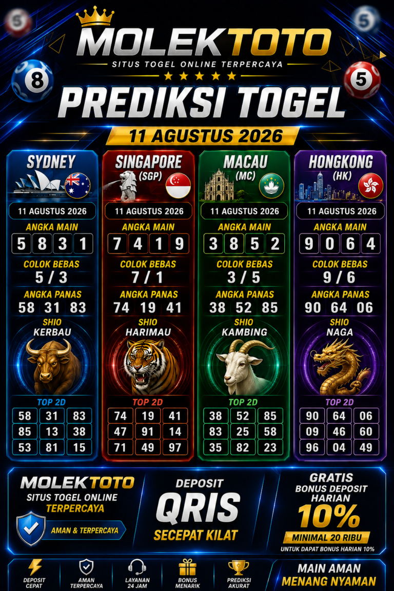 PREDIKSI TOGEL HARI INI TANGGAL 11 AGUSTUS 2026